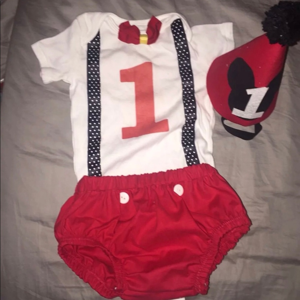 Baby 1st birthday outfit